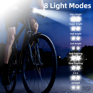 USB Có Thể Sạc Lại Xe Đạp Ánh Sáng Thiết Lập Mạnh Mẽ Lumens Xe Đạp Ánh Sáng Phía Trước Miễn Phí Đuôi Ánh Sáng <span class=keywords><strong>LED</strong></span> Xe Đạp Phía Trước Ánh Sáng - Product Image 5