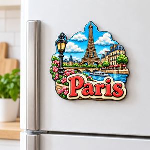 Imán de Resina 3D Personalizado para Refrigerador, Decorativo, de Poliresina, para Colección de Recuerdos de Viaje, Tienda de Regalos OEM - Product Image 1