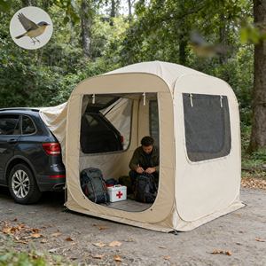 Tente de hayon de <span class=keywords><strong>voiture</strong></span> imperméable et résistante au vent avec système de fixation sécurisé pour une stabilité en conditions extérieures - Product Image 2