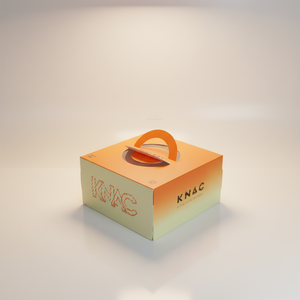 Caja de Papel para Pastel Personalizada y Colorida, Caja de Embalaje Desechable para Postres de Grado Alimenticio con Impresión de Logotipo para Panadería y Comida para Llevar - Product Image 1