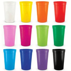 Gobelet carré en plastique 81216172232Oz avec paille, changeant de couleur, pour publicité sportive et promotionnelle - Product Image 1