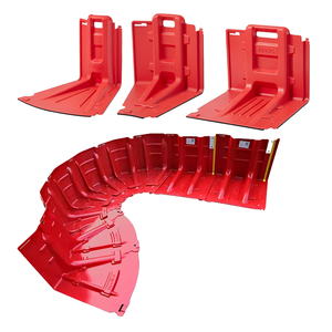 Barrera de prevención de inundaciones en forma de L Abs defensa contra inundaciones de fábrica industrial material ABS respetuoso con el medio ambiente - Product Image 1