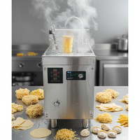 Cuiseur à spaghetti Lestov 3 trous à levage automatique, induction commerciale, acier inoxydable, 12000W, pour faire bouillir les nouilles ramen