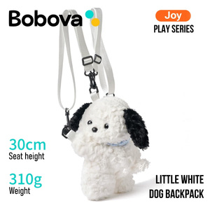 Bobova Linda Mochila <span class=keywords><strong>de</strong></span> Peluche con Figura <span class=keywords><strong>de</strong></span> Cachorro, Bolso Bandolera, Cartera, Juguete <span class=keywords><strong>de</strong></span> Peluche, Cumpleaños, Bordado, Tela Súper Suave, Poliéster, Algodón PP - Product Image 3