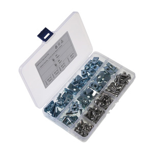 Kit de réparation de fixations automobiles IQIHUI, clips en forme de U, M5 M6, acier zingué, 120 pièces - Product Image 3