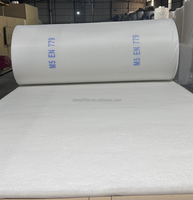 Filtre de plafond pour cabine de peinture, filtre à air en fibre synthétique, rouleau de filtre en coton pour plafond