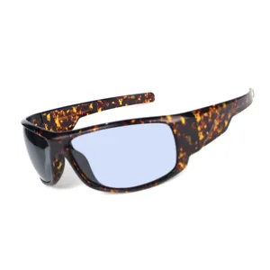 2024新款OEM定制设计镜面镜片骑行钓鱼光致变色运动太阳镜偏光UV400防护运动眼镜