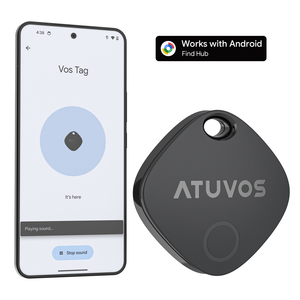 Thiết bị định vị điện thoại di động GPS hệ thống kép bán buôn ATUVOS - Mua tốt nhất cho trẻ em, hỗ trợ IOS Findmy & Google Findhub, chất liệu nhựa thông minh - Product Image 2