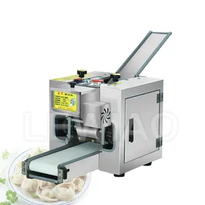 Máquina de embalaje comercial de acero inoxidable para hacer dumplings, fabricante de piel de Wonton automático, máquina de prensado de Pan, moño fritado