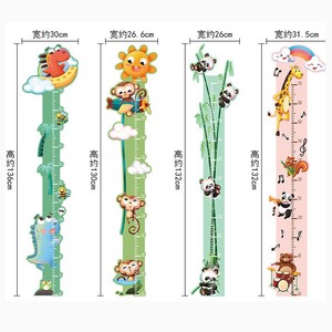 Cartoon Height Chart <b>Wall</b> Stickers Waterproof PVC Vertical Children's Rooms <b>Decorative</b> Sticker For Kids Room Measurement - Product Image 5