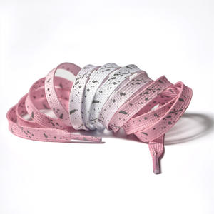 Lacets Plats et Durables à Motif Cachemire Réfléchissant de 8 mm de Largeur pour Chaussures Décontractées Type Af1 en Polyester - Product Image 5