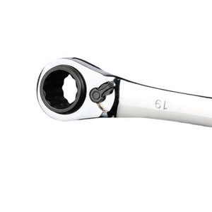 Clé à cliquet réversible 4-en-1, 72 dents, 8/10/12/13 mm, 9/11/14/15 mm, clé à douille multi-tailles, réparation automobile, entretien des pneus - Product Image 5