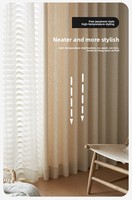 Rideaux en coton et lin de style naturel américain, écologiques, avec taille et couleur personnalisables pour salon, chambre à coucher, bureau