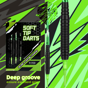 ชุดลูกดอกปลายนิ่มปลายอลูมิเนียมชุดปลายพลาสติกลูกดอกแบบมืออาชีพด้าม2BA ปลายแหลม - Product Image 2