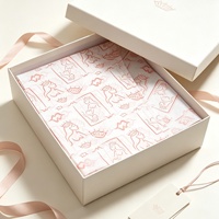 Papier de soie transparent personnalisé au prix d'usine, papier d'emballage pour vêtements et cadeaux, logo personnalisé disponible, emballage de vêtements en papier de soie
