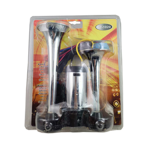 Klaxon à Air de voiture 24v 12V, son Super fort, Style alarme 6 trompette, Kit de compresseur de klaxon à Air pour moto, bateau, camion, voiture - Product Image 6