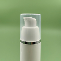 Botol Pompa Plastik Airless Kosong 15ml 30ml 50ml untuk Serum Lotion, Dispenser Pompa Vakum Airless PPWR