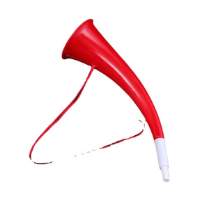Corneta de plástico tipo Vuvuzela, trompeta con forma de cuerno de toro para eventos deportivos, fiestas, accesorios de animación, regalo para niños, color sólido - Product Image 5