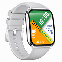 Montre connectée transfrontalière MT61 avec écran AMOLED HD pour appels, suivi de la fréquence cardiaque, de l'oxygène sanguin et de la forme physique, bracelet en silicone