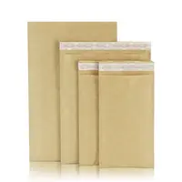 Amecopak biyobozunur kahverengi kraft kağıt zarf petek desenli kağıt yastık zarf petek zarf çanta