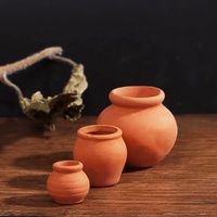 Vente chaude Miniature Minuscules Pots D'argile Poterie Jardinières Mini Fleur Pots En Terre Cuite pour DIY Maison Jardin Bureau Bureau De Mariage