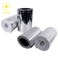Rouleau de barrière vapeur en mousse XPE épaissie, résistant à la chaleur et à l'humidité, avec feuille d'aluminium