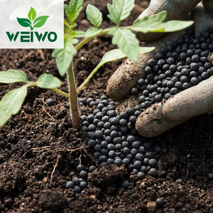 Engrais organique granulé WEIWO Amino NPK 12-0-1 Noir à libération lente Pureté 99,9% Haute qualité pour plantes vertes - Product Image 6