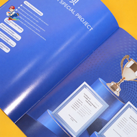 Brochure d'instructions en papier kraft de luxe, petit livret, reliure agrafée, plastification, impression personnalisable