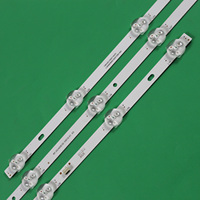 Nouvelle bande LED de rétroéclairage pour téléviseur XS-3201 avec corps en aluminium et télécommande RF-DC400E30-1001S-01 A3 pour CONDOR L40G4100