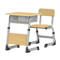 Ensemble de bureau et chaise pour élèves du primaire, moderne, de qualité supérieure, durable, confortable, hauteur réglable, pour la maison et le bureau