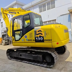 รถขุดโคมัตสึ PC130 มือสอง 13 ตัน คุณภาพสูง สำหรับงานก่อสร้าง รื้อถอน และงานดินดิบ - Product Image 1