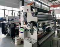 Línea de producción de papel higiénico/de cocina totalmente automática, máquina de corte y embalaje de papel tisú, punto a punto