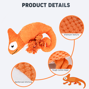 Nuevo Juguete de Peluche Interactivo para <span class=keywords><strong>Perros</strong></span> con Múltiples Texturas, Silencioso, con Forma de Animal, para la Salud Dental y el Alivio de la Ansiedad, Sostenible - Product Image 3