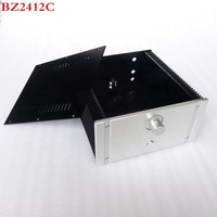BRZHIFI-boîtier en aluminium pour Double radiateur, boîtier Audio Hifi, pour classe A, boîte d'amplificateur de puissance, DIY