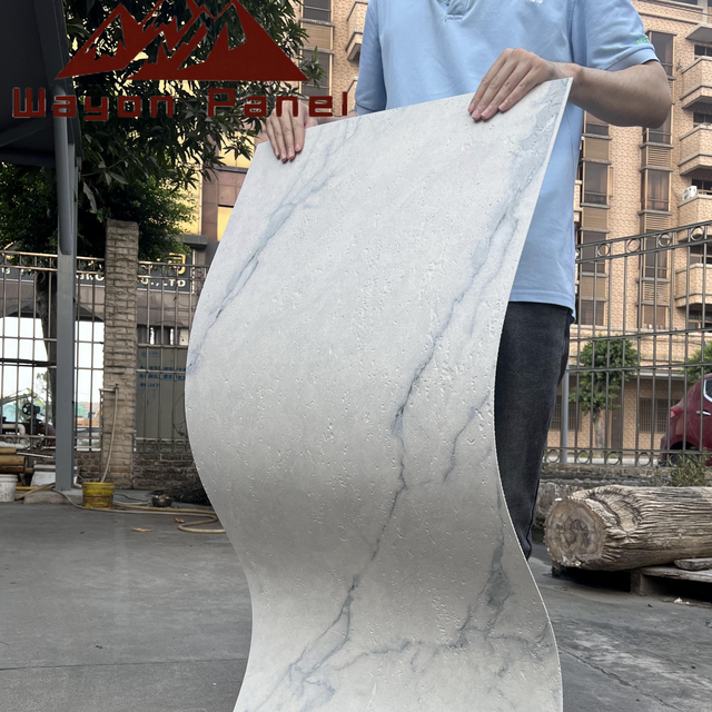 Wayon Waterproof 3D Flexible Artificial Stone Wall Panels - Modified Clay Veneer for Interior & Commercial Use