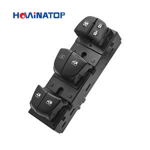 HOWINATOP Nuevo Interruptor Elevalunas Eléctrico Delantero Izquierdo con Luz LED Blanca para <span class=keywords><strong>Renault</strong></span> <span class=keywords><strong>Kadjar</strong></span> 2015-2021 254011766R - Product Image 1