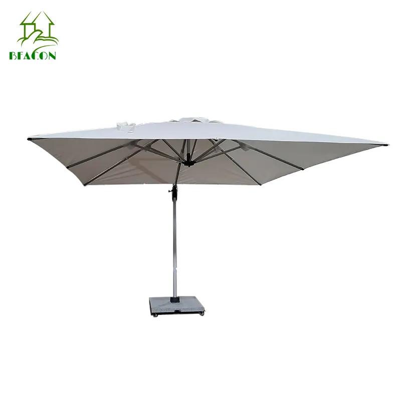 Parapluie de plage extérieur en aluminium parasol de luxe portable pour piscine à Foshan