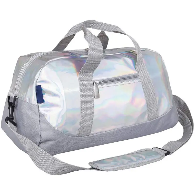 Sac de danse holographique pour enfants, sac de voyage de ballet, de sport, pour adolescents, pour femmes, avec sangle ajustable,