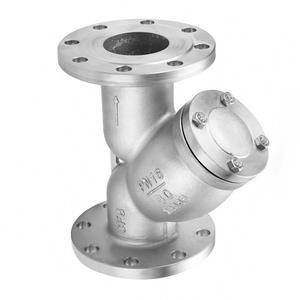 GL41W-16P ตัวกรองชนิด Y พร้อม DN50หน้าแปลนสแตนเลส304/316 DN65อุปกรณ์การกรองอุตสาหกรรมวาล์วระบายน้ำท่อ - Product Image 1