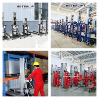 200kg - 400kg 3.5m 5m 6.5m 7.9m Portable Matériel Ascenseurs Palan Conduit En Aluminium Cargo Simple Mât Ascenseur à Vendre