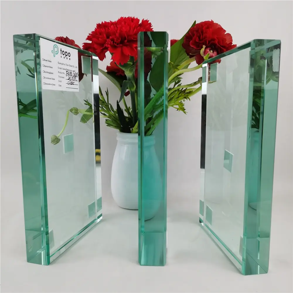 1.9mm-25mm Clear Float Plain Glass for Home Decoration  W-TP 