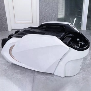 Fauteuil-lit de lavage électrique télécommandé pour salon de coiffure avec système de circulation d'eau et chauffage en option - Product Image 1