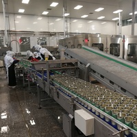 LWT Volledig Automatische/Semi-automatische RVS Voedselveilige Productielijn voor Geblikte Champignons met Biscuitmachine