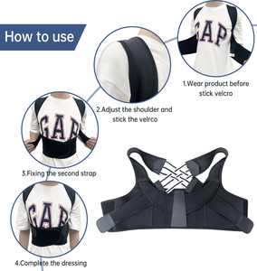 Sscare trở lại tư thế Corrector trở lại Pain Relief trở lại hỗ trợ Brace bền tư thế Corrector với Velcro thiết kế - Product Image 6