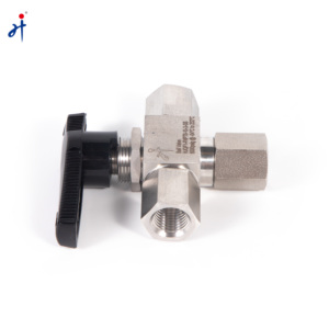 Valvola a Sfera a Tre Vie in Acciaio Inox con Filettatura Orizzontale per Commutazione del Percorso del Gas 6000psi - Product Image 5