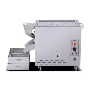 Tostador Comercial <span class=keywords><strong>de</strong></span> Maní, Cacahuetes, Especias, <span class=keywords><strong>Granos</strong></span>, Soja, Nueces, Máquina <span class=keywords><strong>Tostadora</strong></span> Multifunción <span class=keywords><strong>de</strong></span> Acero Inoxidable con Motor <span class=keywords><strong>de</strong></span> 50, 220V - Product Image 2