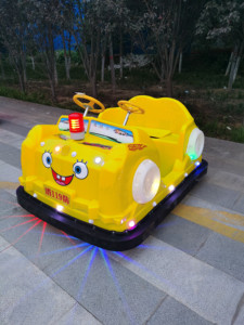 Proveedor Chino de Autos de Choque Eléctricos para Niños, <span class=keywords><strong>Bob</strong></span> <span class=keywords><strong>Esponja</strong></span>, con Luces LED, 20v, Juguete Luminoso de Diversión - Product Image 4