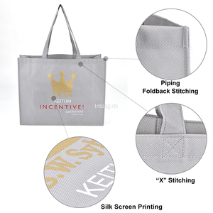 Bolsa de compras reutilizable de tela no tejida con logotipo personalizado, bolsa ecológica para mascotas, <span class=keywords><strong>Pp</strong></span> - Product Image 3