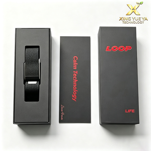 Bracelet intelligent sans écran E500, étanche 5ATM, ECG, HRV, moniteur de fréquence cardiaque, tension artérielle, suivi du sommeil, batterie 25 jours, compatible Android et iOS - Product Image 6