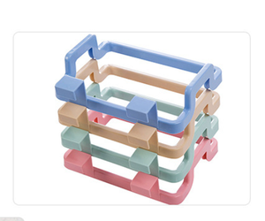 Soporte de bolsa de basura de plástico para <span class=keywords><strong>puerta</strong></span> trasera, <span class=keywords><strong>estante</strong></span> colgante, <span class=keywords><strong>estante</strong></span> de cocina, soporte para bolsa de basura colgante, armario de cocina, basura - Product Image 2